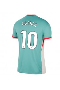 Atletico Madrid Angel Correa #10 Fotballdrakt Borte Klær 2024-25 Korte ermer
